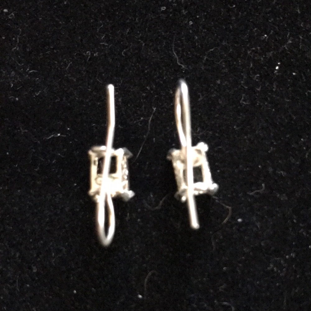 Smoky Quartz French Hook Earrings - Picture 5 of 6